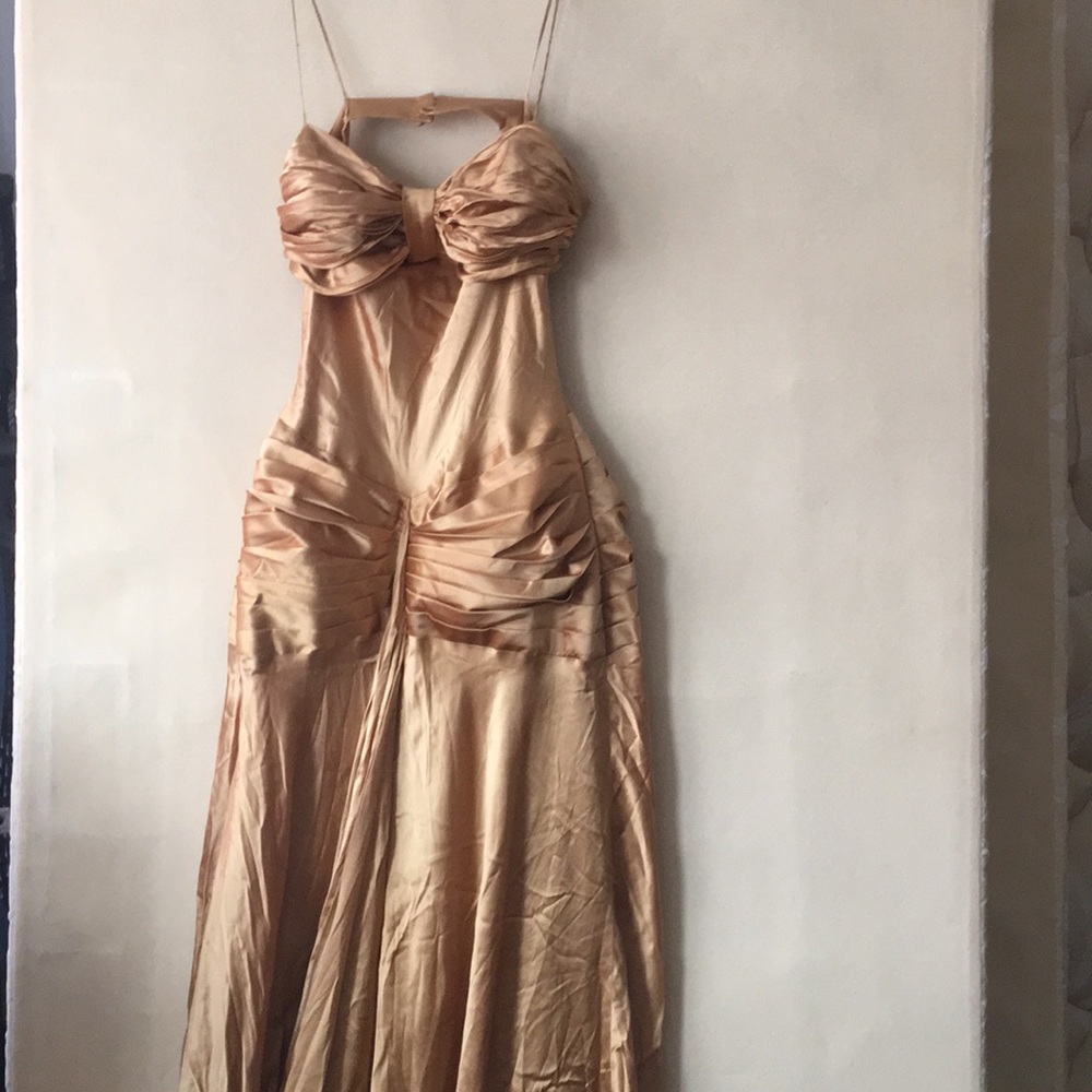 Jouani Gold prom dress (my prom dress 2005)